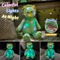 45cm Green Dinosaur LED Light Plush Toys Luminous Glowing Cute Cotton Stuffed Animals