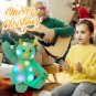 45cm Green Dinosaur LED Light Plush Toys Luminous Glowing Cute Cotton Stuffed Animals