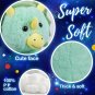 45cm Green Dinosaur LED Light Plush Toys Luminous Glowing Cute Cotton Stuffed Animals