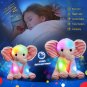 25cm Pink Elephant Luminous Plush Toys Birthday Gifts LED Light Glow Stuffed Animals