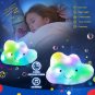 40cm Sleeping Pillows Colorful Clouds Plush Toys Birthday Gifts LED Light Toy Cotton