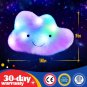 40cm Sleeping Pillows Colorful Clouds Plush Toys Birthday Gifts LED Light Toy Cotton