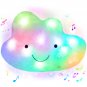 40cm Sleeping Pillows Colorful Clouds Plush Toys Birthday Gifts LED Light Toy Cotton