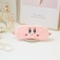 Kirby Cute Plush Shading Eye Mask Kawaii Pen Bag Soft Fashionable Makeup Bag