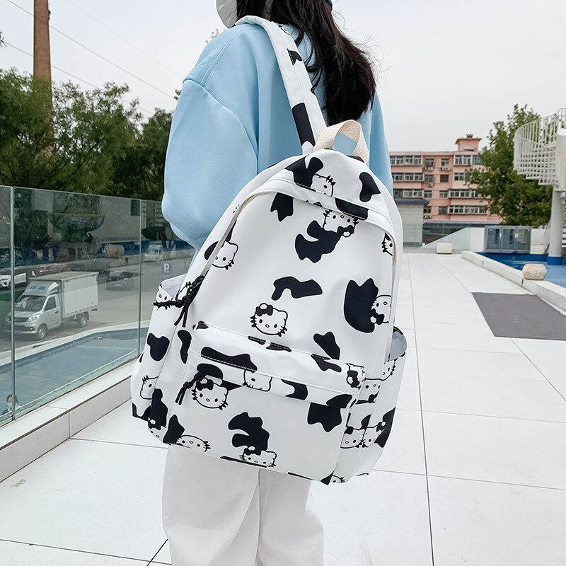 Sanrio's New Kt Cat Backpack Cartoon Large-capacity Japanese College School Bag