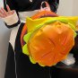 The New Personalized Backpack Korean Version Large Capacity Multi-Layer Hamburger Bag