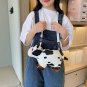 Cute Cow Plush Bag Backpack Toy Lovely Zero Wallet Crossbody Bag For Girls Kids Birthday Gifts