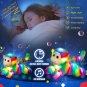 Rainbow Monkey Plush Toys for Girls Bed Musical Cotton Cute Monkey Stuffed Animals Toy