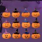 Halloween Pumpkin Plush Doll Horror Wizard Hat Pumpkin Plush Pillow Soft Stuffed Toys Kids