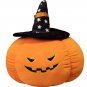 Halloween Pumpkin Plush Doll Horror Wizard Hat Pumpkin Plush Pillow Soft Stuffed Toys Kids