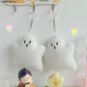 1PC 8/10m Creative Halloween Pumpkin Ghost Key Chain Cute Soft Plush Doll Keyring Bag Car