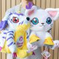 Digimon Adventure Action Figure Plush Toy Patamon Tailmon Cartoon Stuffed Sitting