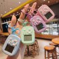 Sanrio Kuromi Cinnamoroll Key Chain Cute Cartoon Luminescent Camera Game Console Mini