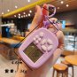 Sanrio Kuromi Cinnamoroll Key Chain Cute Cartoon Luminescent Camera Game Console Mini