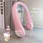 Sanrio My Melody Hanging Neck Fan Cinnamoroll Hello Kitty Outdoor Sports Big Wind Three Gears Usb