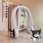 Sanrio My Melody Hanging Neck Fan Cinnamoroll Hello Kitty Outdoor Sports Big Wind Three Gears Usb