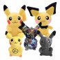 13-20cm Pokemon Dark Lightning Pikachu Pichu Cartoon Cute Kawaii Anime Figure Stuffed Plush Dolls