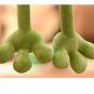 50CM Cute Sleeping Frog Plush Toy Throw Pillow Playful Green Bow Squinting Eye Bed