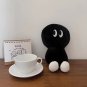 Black Doll Headgear Lovely Plush Doll Taiyaki Hat Big Eyes Little Black Man Small Coal Pillow