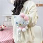 Sanrio Hello Kitty Backpack Kawaii Sanrios Messenger Bag Women Stuffed Toys Girls Backpacks