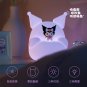 Sanrio Kuromi Small Night Light Cartoon Cute Pat Lights Bedroom Decoration Three-color Ambient
