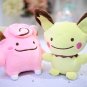 12Pcs/Lot Pokemon 20cm Squirtle Bulbasaur Charmander Jigglypuff Eevee Plush Doll Keychain