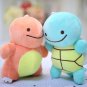 12Pcs/Lot Pokemon 20cm Squirtle Bulbasaur Charmander Jigglypuff Eevee Plush Doll Keychain
