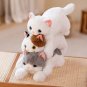 50cm Kawaii Cat Doll Plush Animal Toy Fluffy Grey White Brown Kitten