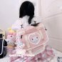 38*29*9Cm Japanese Mymelody Kuromi Large-Capacity Student Uniform Bag Transparent Pocket