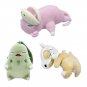 Pokemon Anime Sleep Series Chikorita Slowpoke Cubone Figures Stuffed Animals Plush Toy