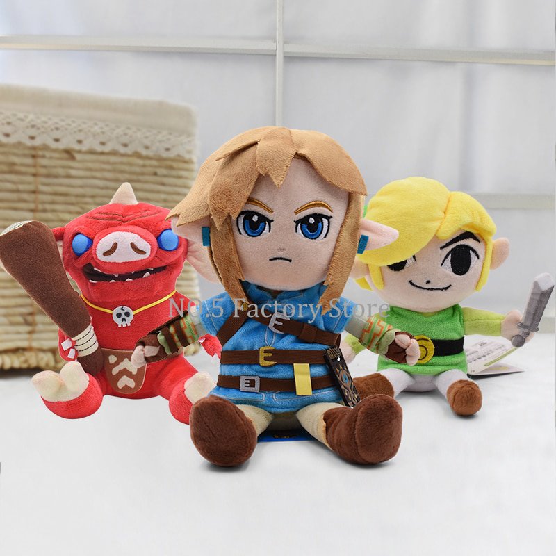 Anime Zelda Plush Doll Link Korok Red Bokoblin Cartoon Soft Stuffed Toys Game