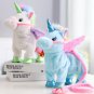 35cm Funny Electric Walking Unicorn Plush Toy Stuffed Animal Toys