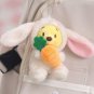 15cm Disney Anime Pendent Winnie Pigger Tigger Kawaii Carrot Plush Dolls Keyring Girl