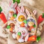15cm Disney Anime Pendent Winnie Pigger Tigger Kawaii Carrot Plush Dolls Keyring Girl