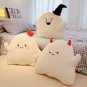 Soft Red Heart Smile Ghost Throw Pillow Plush Toy Stuffed Evil Magic Hat