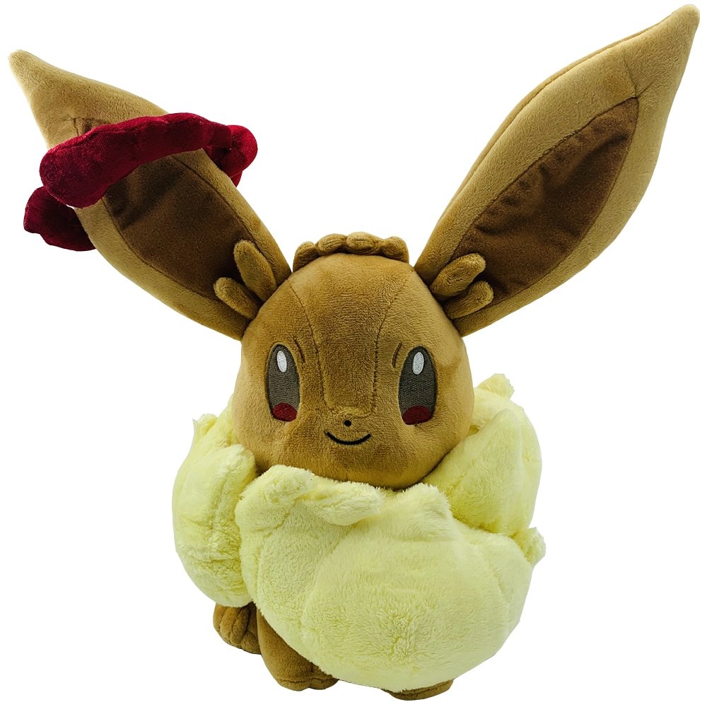 Dynamax Eevee Plush Doll Pokemoned Sword and Shield Stuffed Toy Cute Giant Elf Children Kids