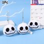 Cute Classic Cartoon Plush Soft Stuffed Bone Skeleton Halloween Skull Keychain Toy Gift