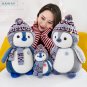 18-45cm Penguin Plush Toy Stuffed Cartoon Animals Plushies Scarf Hat Dressing Penguin Doll Toys