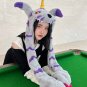 Original Japan Digimon Adventure Kawaii Gabumon Plushie Cap Hat Pinch Plush Hat