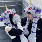 Original Japan Digimon Adventure Kawaii Gabumon Plushie Cap Hat Pinch Plush Hat