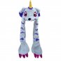 Original Japan Digimon Adventure Kawaii Gabumon Plushie Cap Hat Pinch Plush Hat