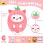 AIXINI 10 Style Strawberry White Cat Squishy Plush Pillow Kawaii Stuffed Panda Pig Animals