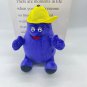 2pc GRIMACE Yellow Hat Plush Toy Soft Stuffed Eggplant Plushie Toy Cute Cartoon Doll Room Decor