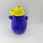 2pc GRIMACE Yellow Hat Plush Toy Soft Stuffed Eggplant Plushie Toy Cute Cartoon Doll Room Decor