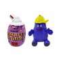 2pc GRIMACE Yellow Hat Plush Toy Soft Stuffed Eggplant Plushie Toy Cute Cartoon Doll Room Decor