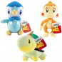 Pokémon Chimchar, Piplup, Turtwig Plush Stuffed Animal Toys