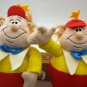 New Official Tweedle Dee, Dum Twins Plush Doll from Alice in Wonderland Japan