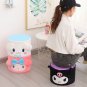Kawaii Takara Tomy Sanrio Plush Small Bench Toy Anime Cartoon Kuromi My Melody