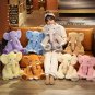 Fluffy Healing Elephant Plush Toys Kids Sleeping Back Cushion Stuffed Pillow Doll Baby Girls