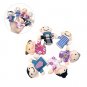 6PCS Mini Animal Toys Family Members Softs Hand Puppets Toys Birthday Gifts for Kids